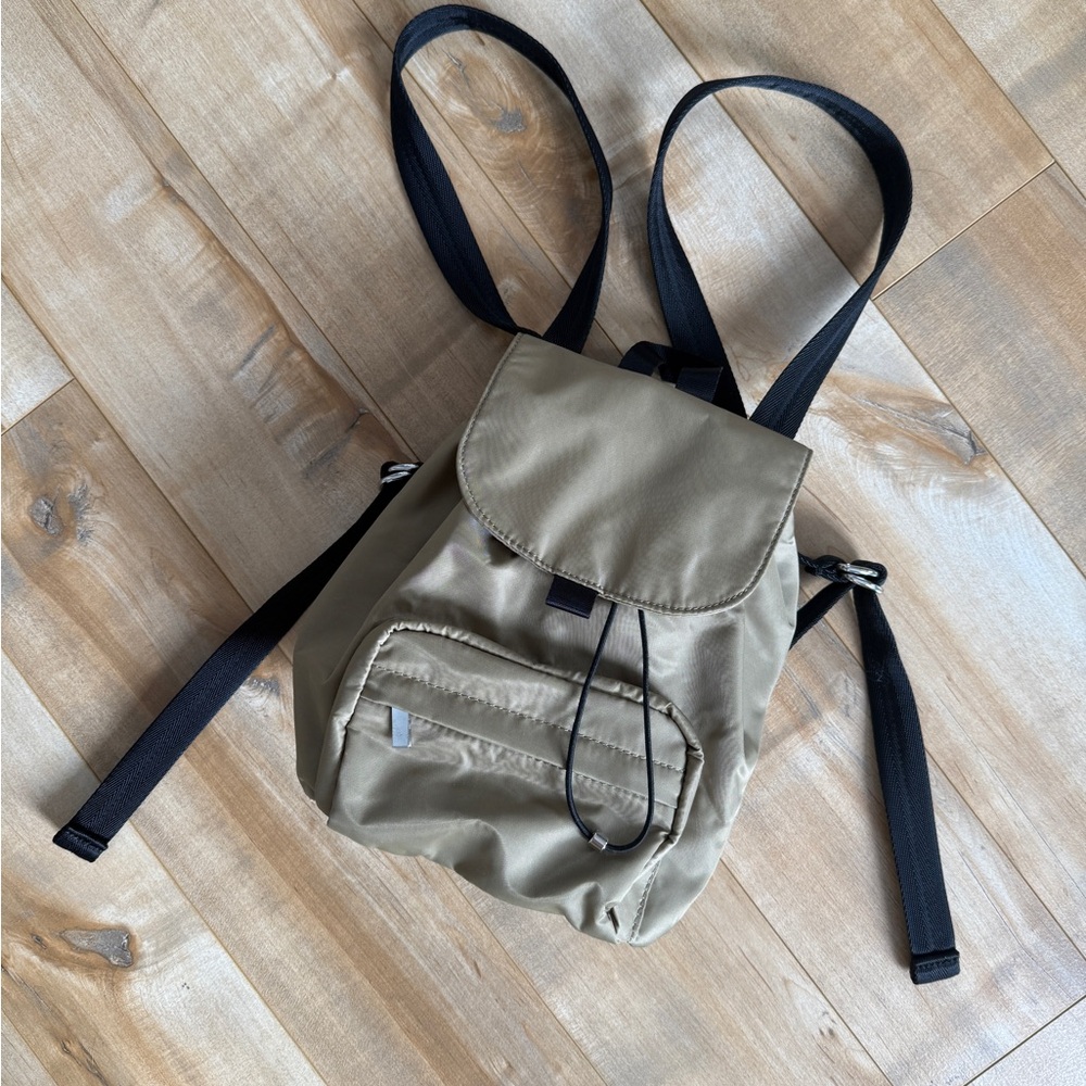 Aritzia Main Character Khaki Mini Backpack